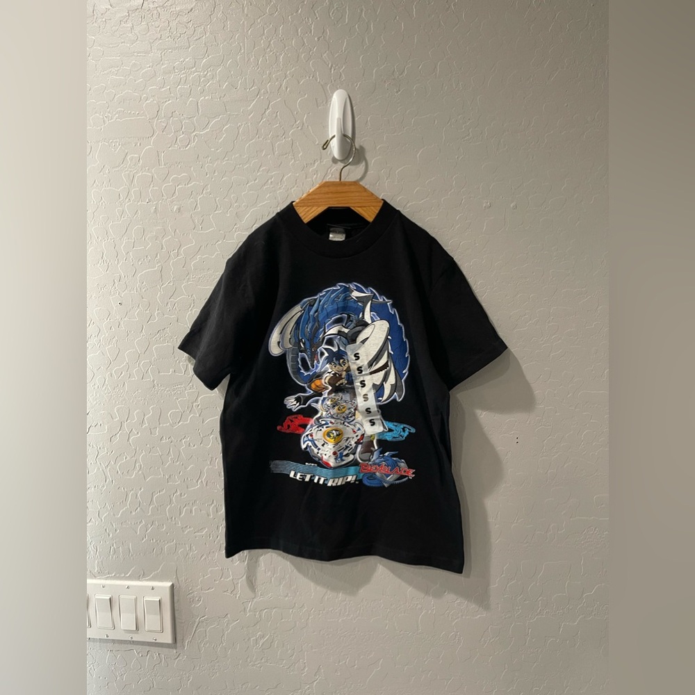 Vintage DS Beyblade “Let It Rip” PlayStation Shirt Youth‎ Small